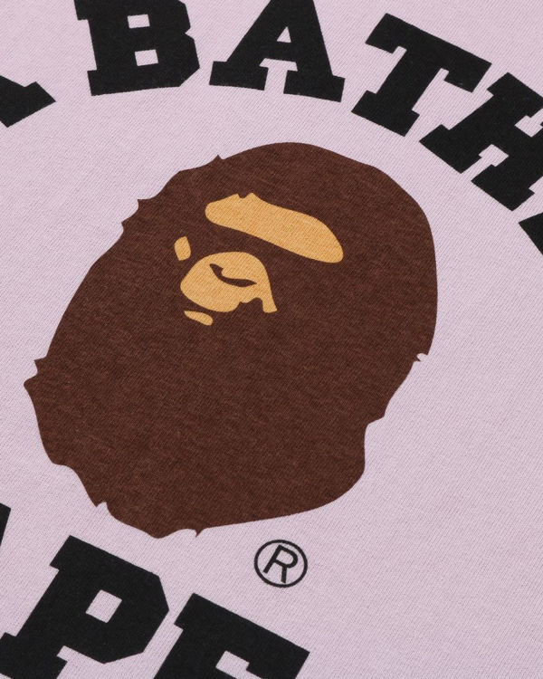Bape Pigment College Tricko Panske Nachový | SK-6148
