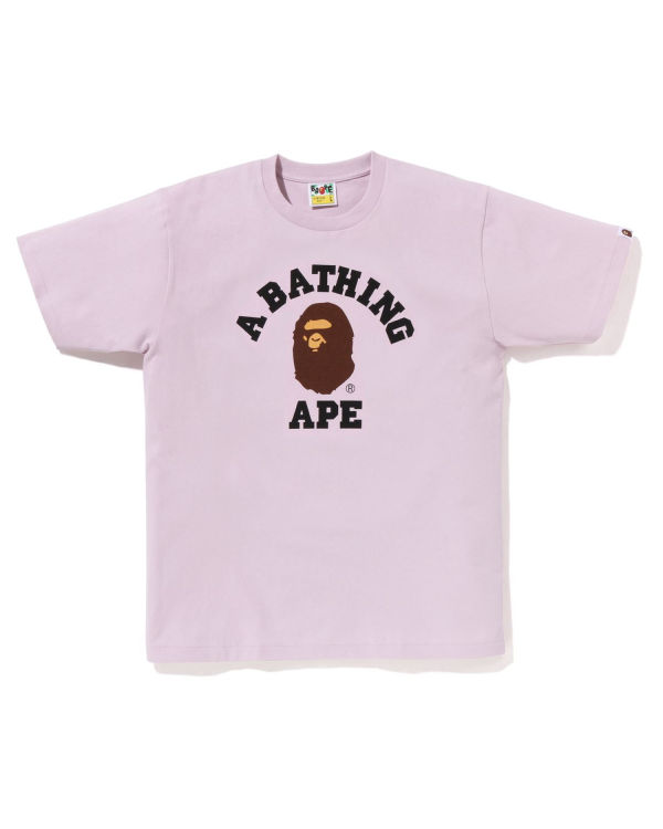 Bape Pigment College Tricko Panske Nachový | SK-6148