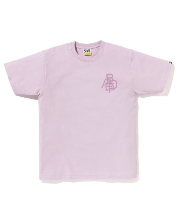 Bape Pigment Logo Tricko Panske Nachový | SK-9432