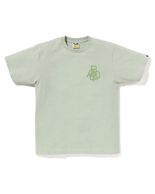 Bape Pigment Logo Tricko Panske Svetlo Zelene | SK-5781