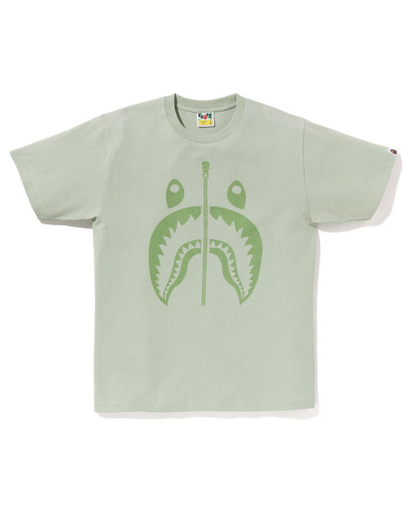 Bape Pigment Shark Tricko Panske Svetlo Zelene | SK-2318
