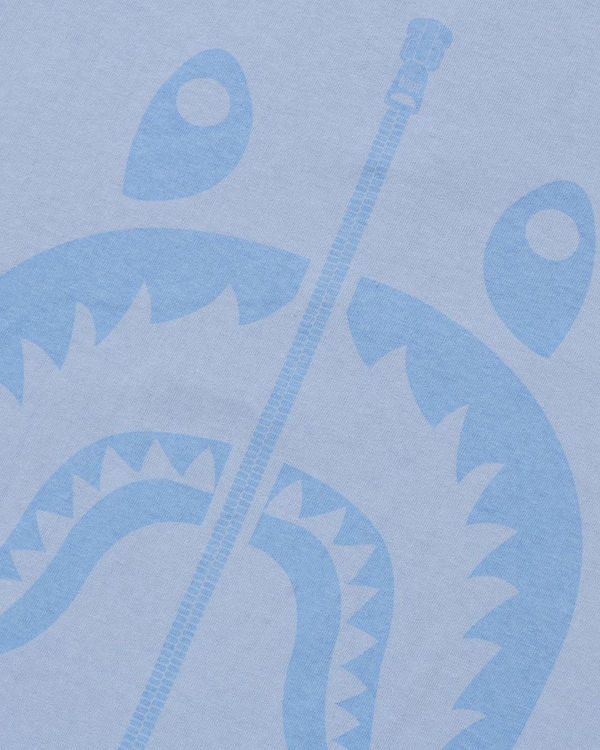 Bape Pigment Shark Tricko Panske Svetlo Modre | SK-8014