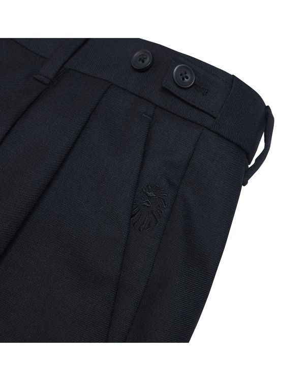Bape Plisované Nohavice Panske Čierne | SK-4230