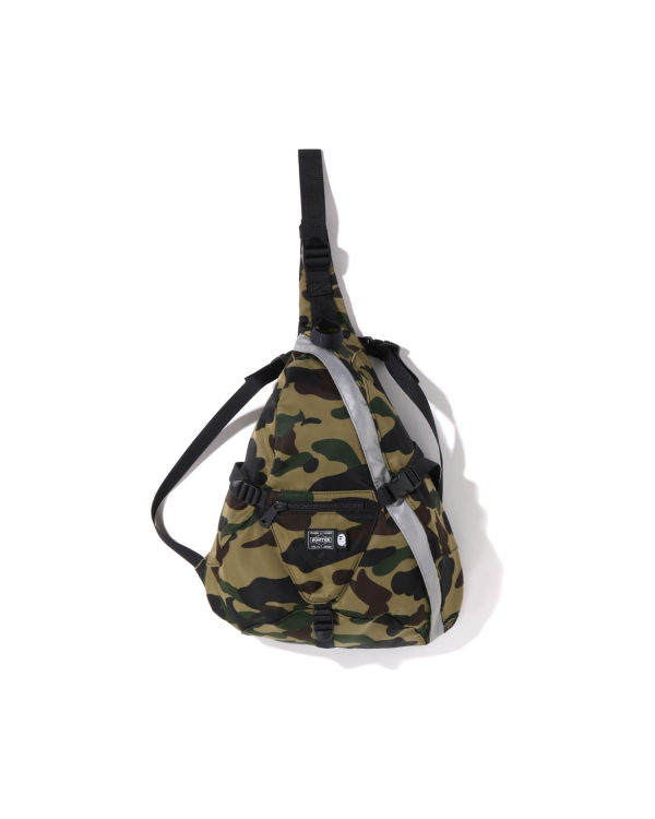 Bape Porter 1st Camo One Taška Cez Rameno Panske Zelene | SK-0689