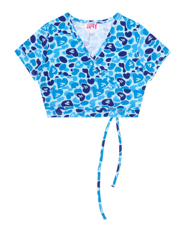 Bape Printed Blúzky Damske Modre | SK-3541