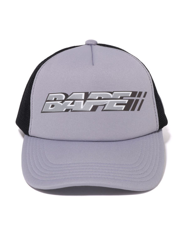 Bape Racer Mesh Caps Panske Siva | SK-7189