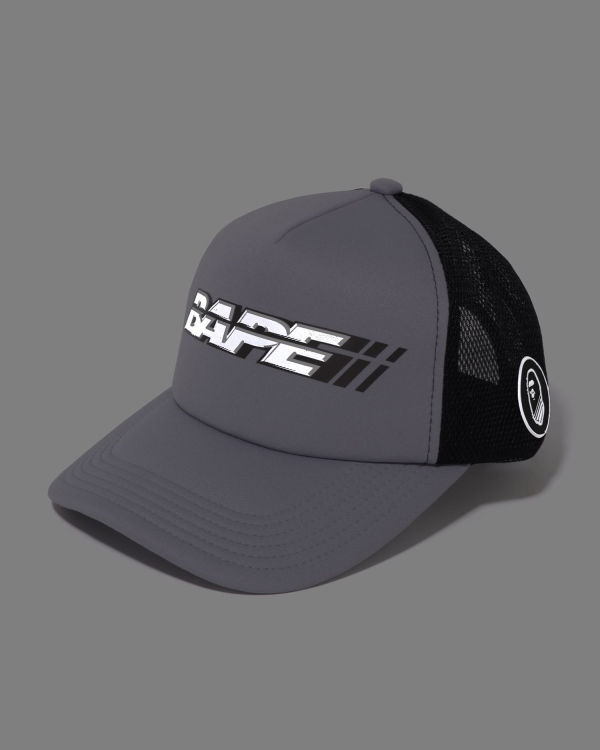 Bape Racer Mesh Caps Panske Siva | SK-7189