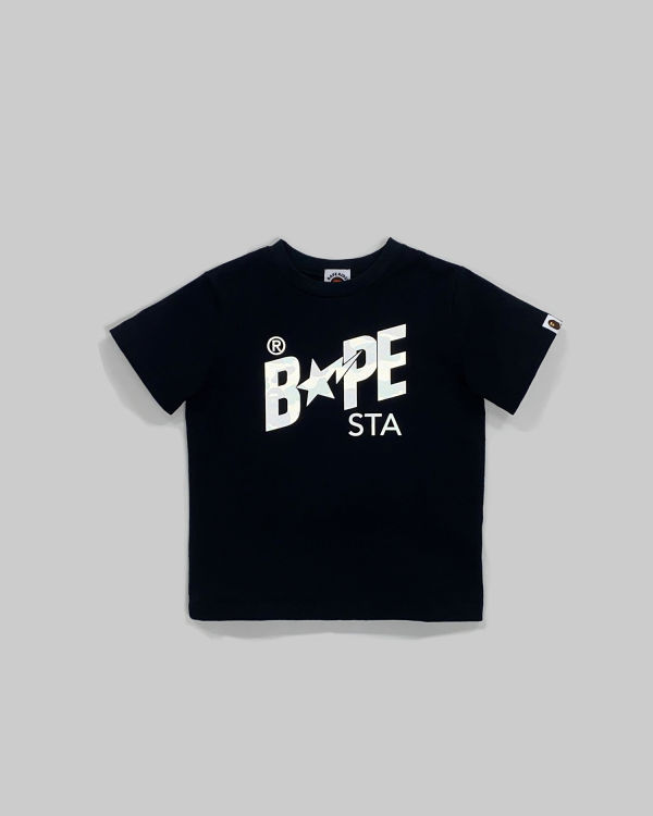 Bape Reflector 1st Camo Sta Logo Tricko Detske Čierne | SK-5074