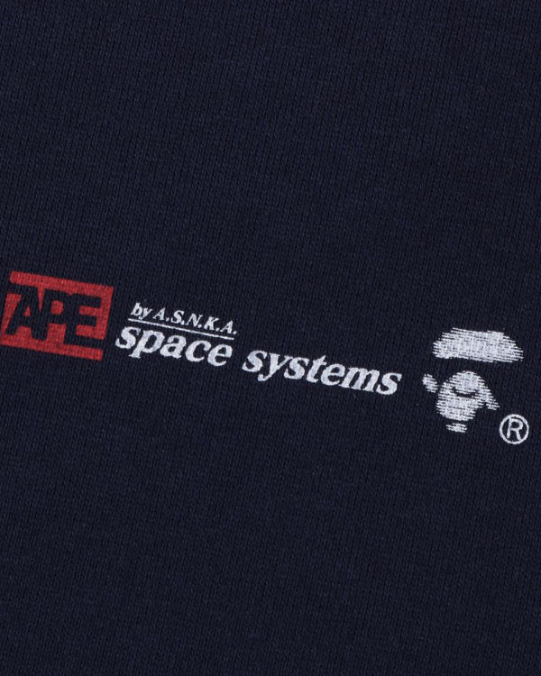 Bape Relaxed Fit Crewneck Mikiny Panske Námornícka Modrá Modre | SK-0547