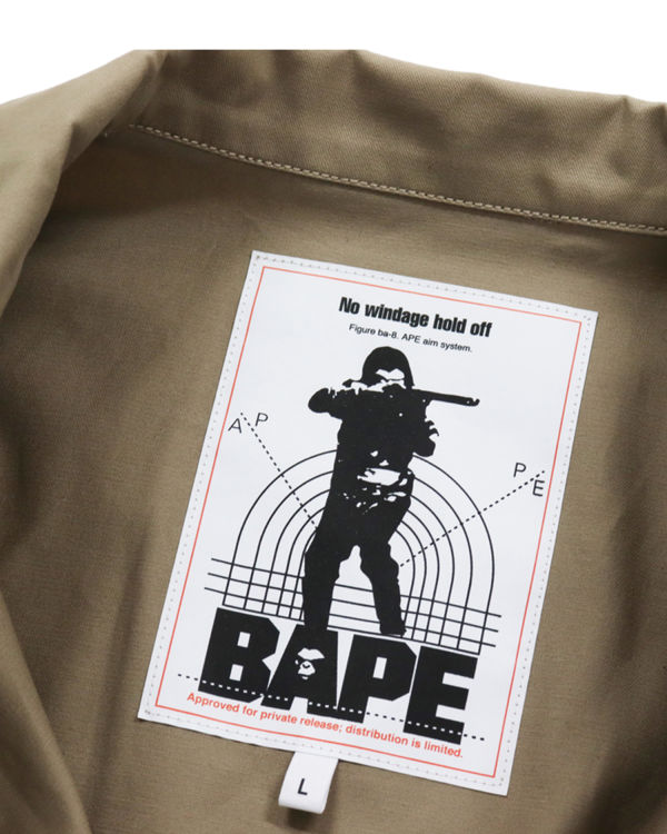 Bape Relaxed Fit Military Kosele Panske Béžové | SK-8653
