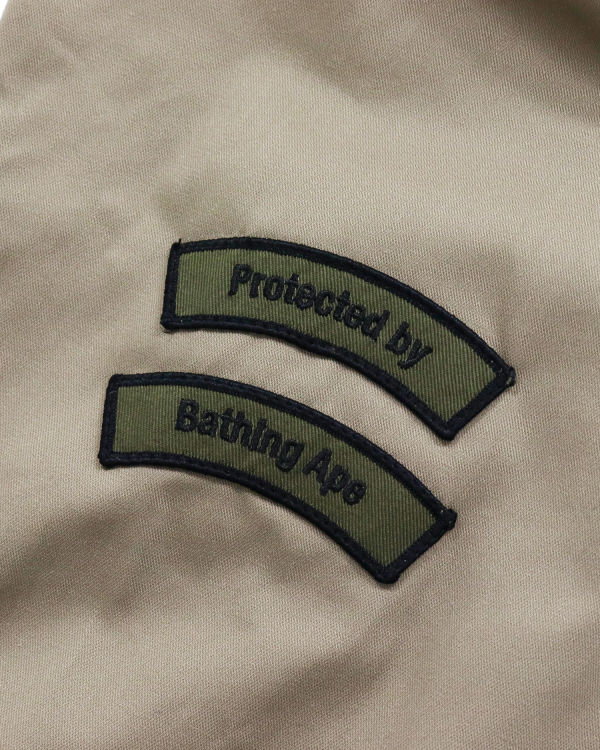 Bape Relaxed Fit Military Kosele Panske Béžové | SK-8653