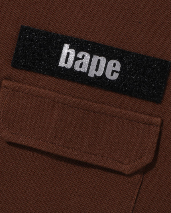 Bape Relaxed Fit Polo Tricko Panske Hnede | SK-6871