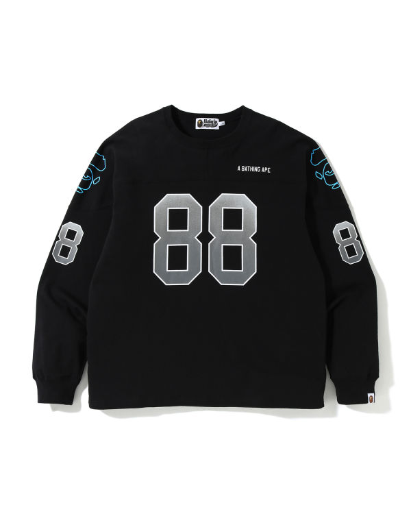 Bape Relaxed Football logo Tricko Panske Čierne | SK-9180