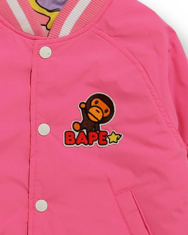 Bape STA Camo Milo Reversible Bundy Detske Ruzove | SK-8453