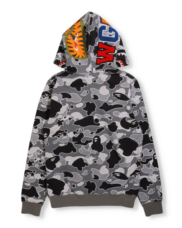 Bape STA Camo Shark Full Zip Mikiny S Kapucňou Damske Čierne | SK-0598