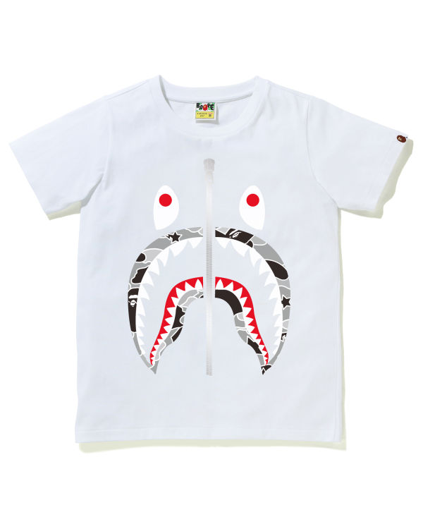 Bape STA Camo Shark Tricko Damske Biele | SK-8349