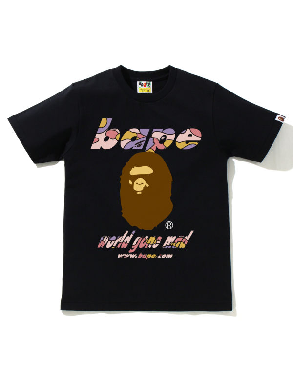 Bape STA Camo WGM Ape Head Tricko Damske Čierne | SK-7362