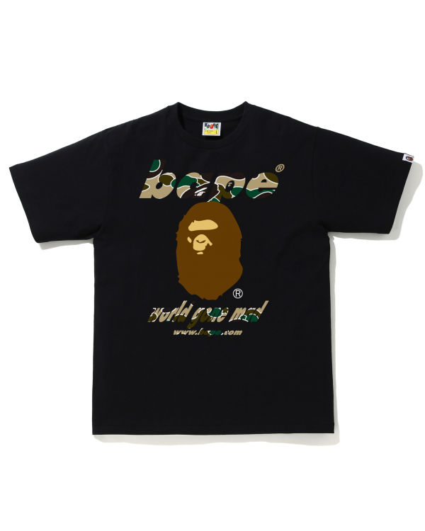 Bape STA Camo WGM Ape Head Tricko Panske Čierne | SK-3014