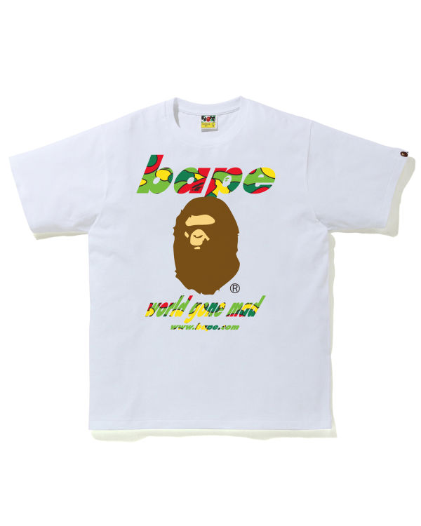 Bape STA Camo WGM Ape Head Tricko Panske Biele | SK-9401