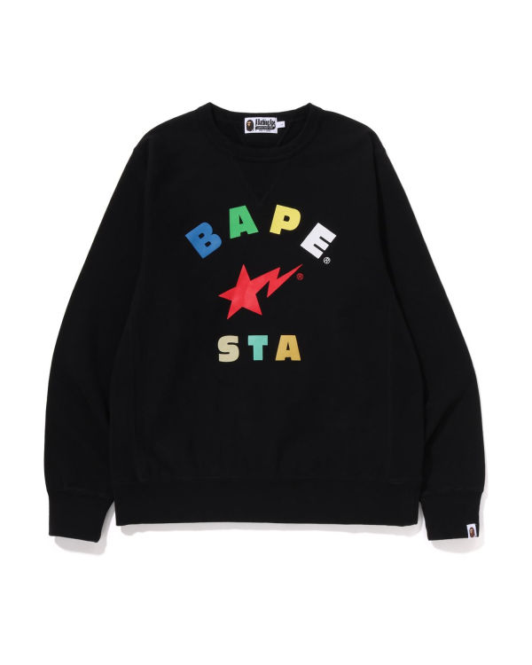 Bape STA Crewneck Mikiny Panske Čierne | SK-8301