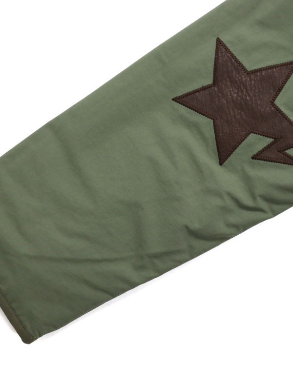 Bape STA Kozene Patch No Collar Bundy Damske Zelene | SK-6537