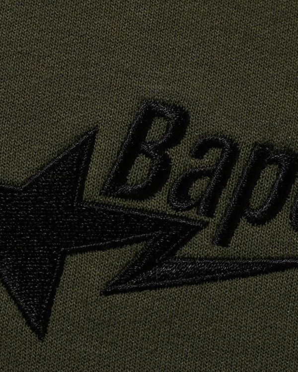 Bape STA Logo Relaxed Fit Crewneck Mikiny Panske Zelene | SK-4726