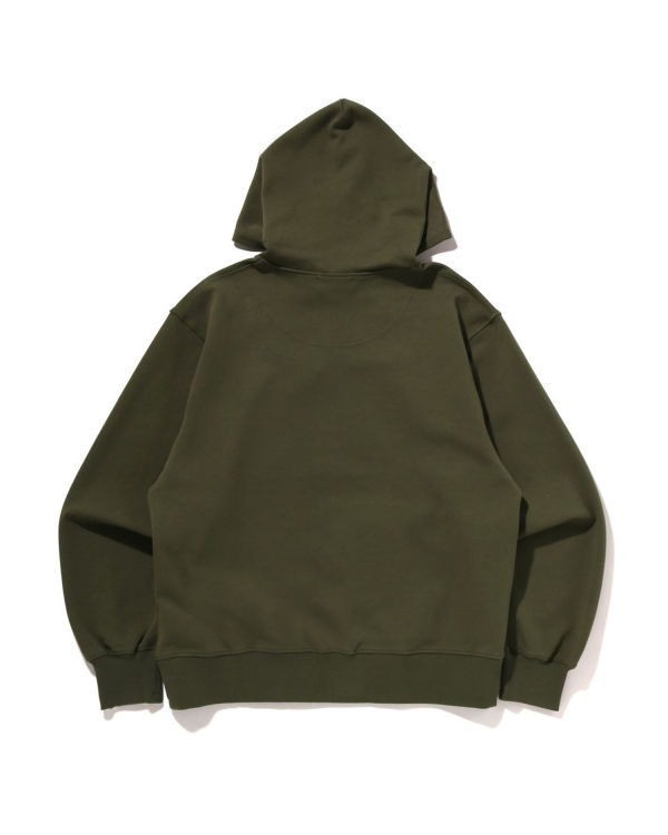 Bape STA Logo Relaxed Fit Pullover Mikiny S Kapucňou Panske Zelene | SK-7106