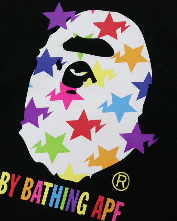 Bape STA Pattern By Bathing Ape Mikiny Panske Čierne | SK-7605
