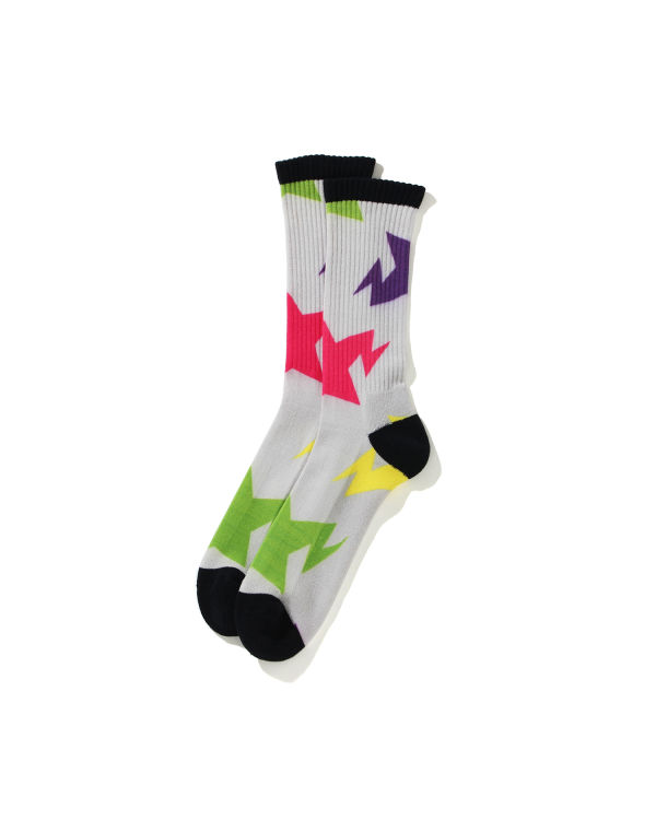 Bape STA Pattern Ponozky Panske Viacfarebný | SK-5381