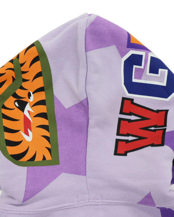 Bape STA Pattern Shark Full Zip Mikiny S Kapucňou Damske Nachový | SK-1052