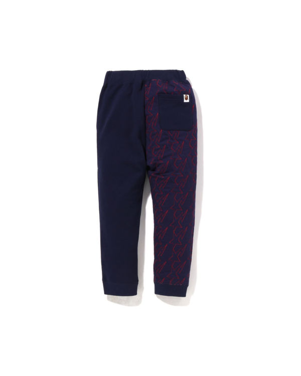 Bape STA Quilting Tepláky Detske Modre | SK-1523