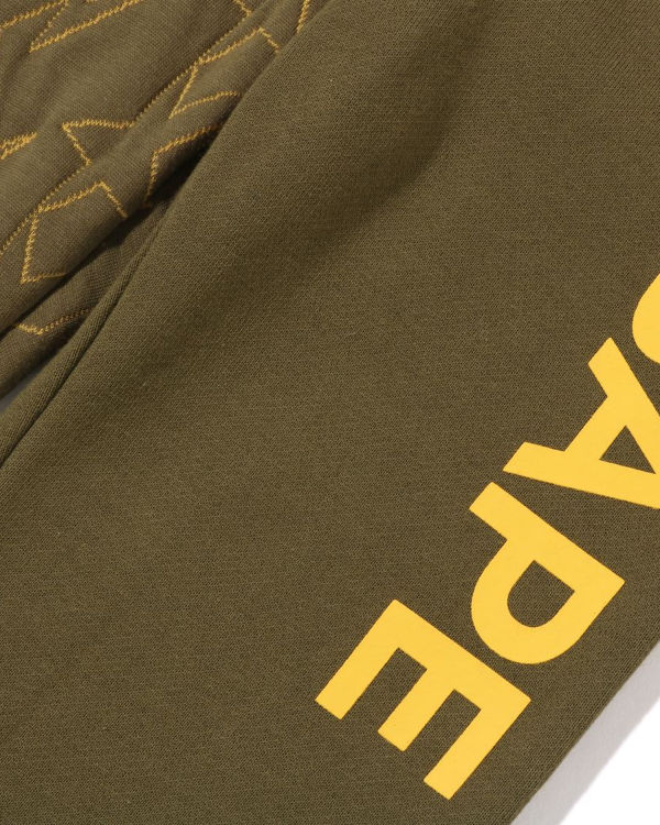 Bape STA Quilting Tepláky Detske Zelene | SK-3856