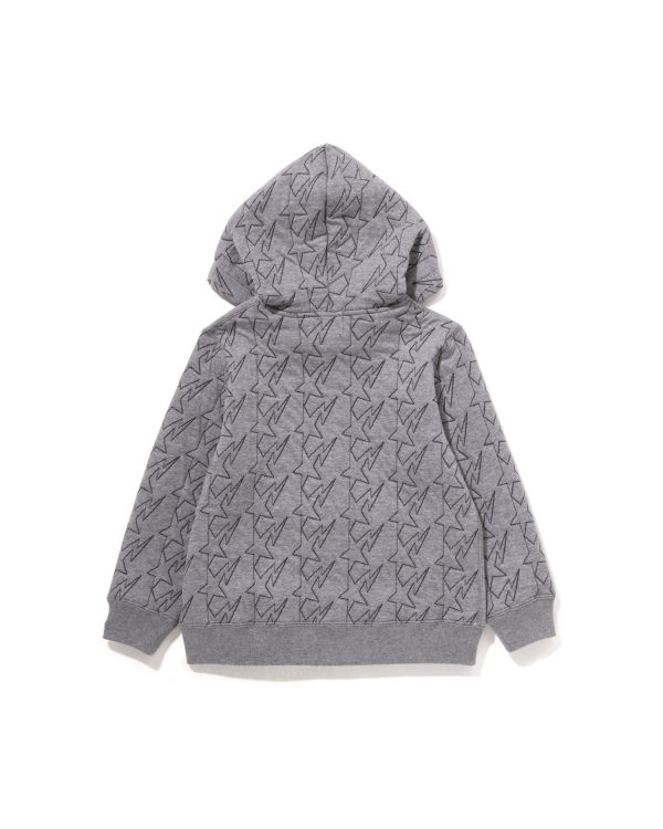 Bape STA Quilting Zip Mikiny S Kapucňou Detske Siva | SK-4382