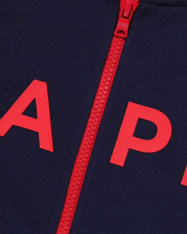 Bape STA Quilting Zip Mikiny S Kapucňou Detske Námornícka Modrá Modre | SK-8430