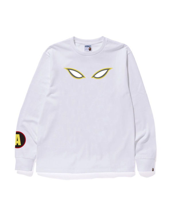 Bape Shadow L/S Tricko Panske Biele | SK-3402