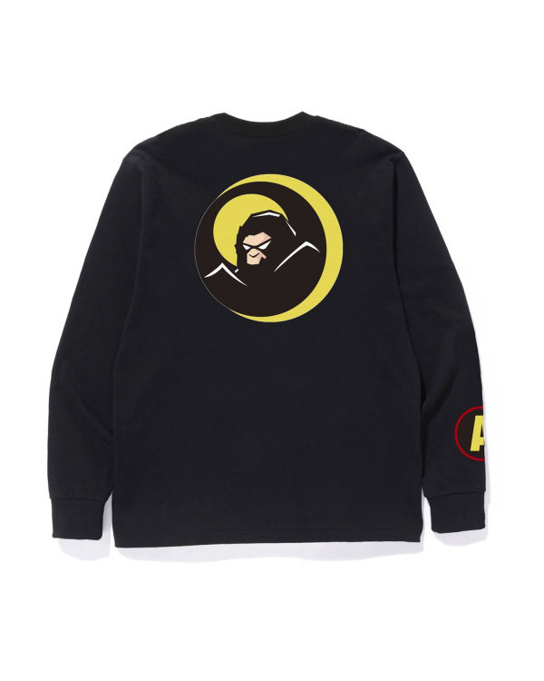 Bape Shadow L/S Tricko Panske Čierne | SK-5306
