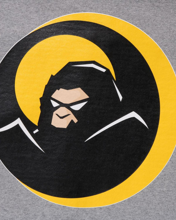 Bape Shadow Relaxed Fit Full Zip Mikiny S Kapucňou Panske Siva | SK-1836