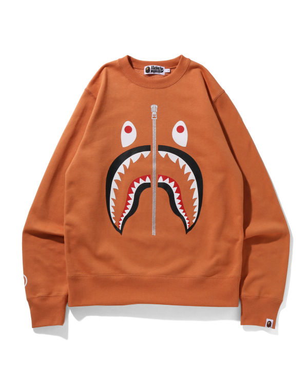 Bape Shark Crewneck Mikiny Panske Oranžové | SK-5974