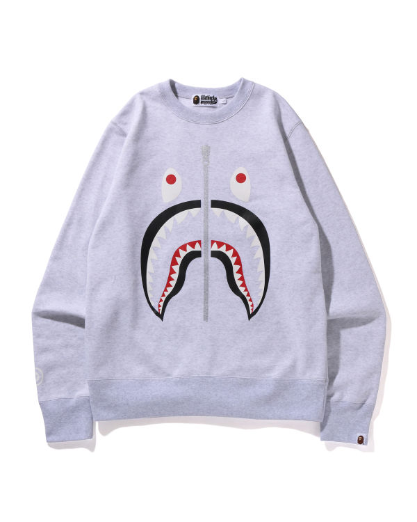 Bape Shark Crewneck Mikiny Panske Siva | SK-0697