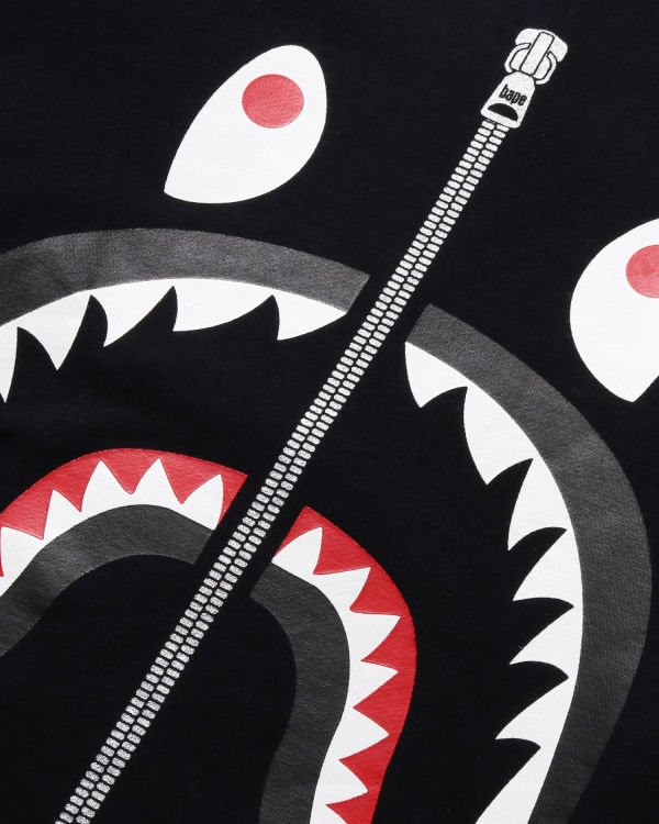 Bape Shark Crewneck Mikiny Panske Čierne | SK-3041