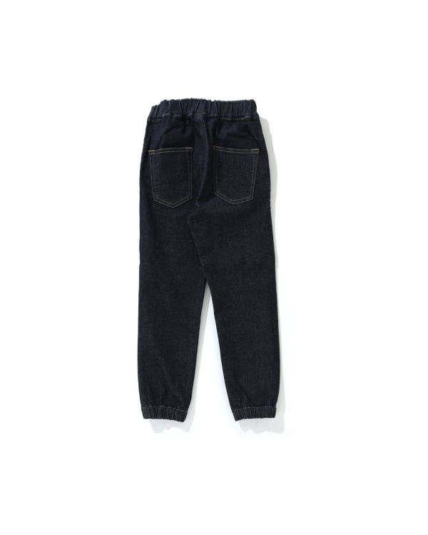 Bape Shark Denim Jogger Nohavice Detske Modre | SK-1726