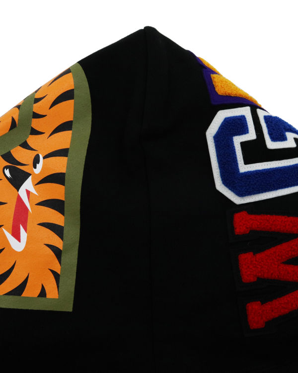 Bape Shark Inside Tiger Pullover Mikiny S Kapucňou Damske Čierne | SK-1380