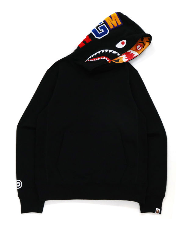 Bape Shark Inside Tiger Pullover Mikiny S Kapucňou Panske Čierne | SK-6497