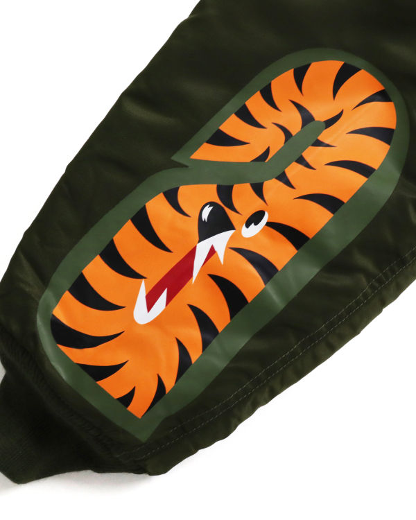 Bape Shark Loose Fit Ma-1 M Bomber Bundy Panske Zelene | SK-2749