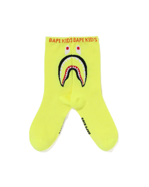 Bape Shark Ponozky Detske Žlté | SK-6127