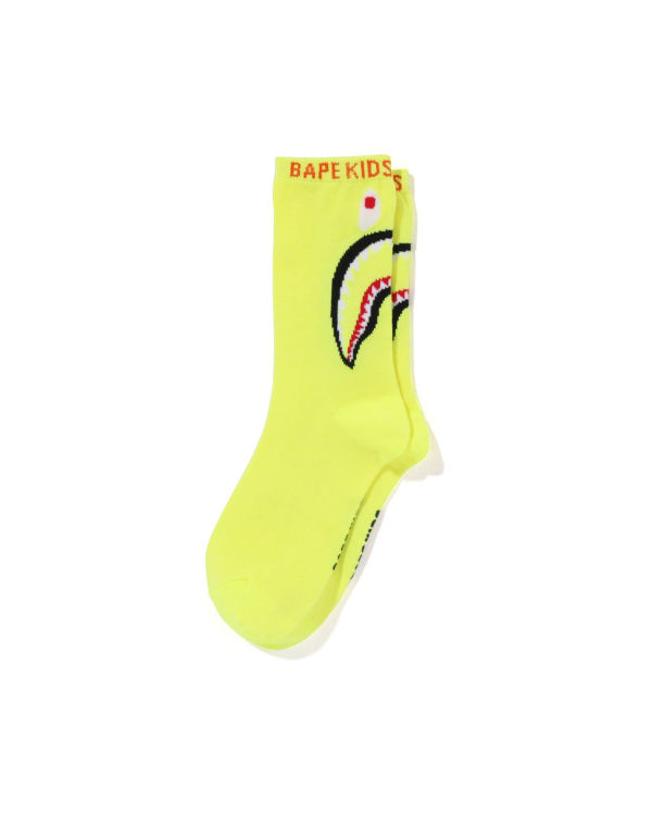 Bape Shark Ponozky Detske Žlté | SK-6127