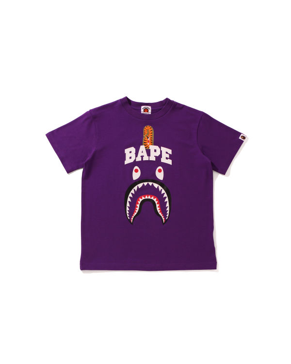 Bape Shark Print Tricko Detske Nachový | SK-1687