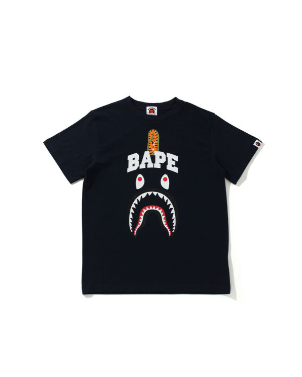 Bape Shark Print Tricko Detske Námornícka Modrá Modre | SK-7956