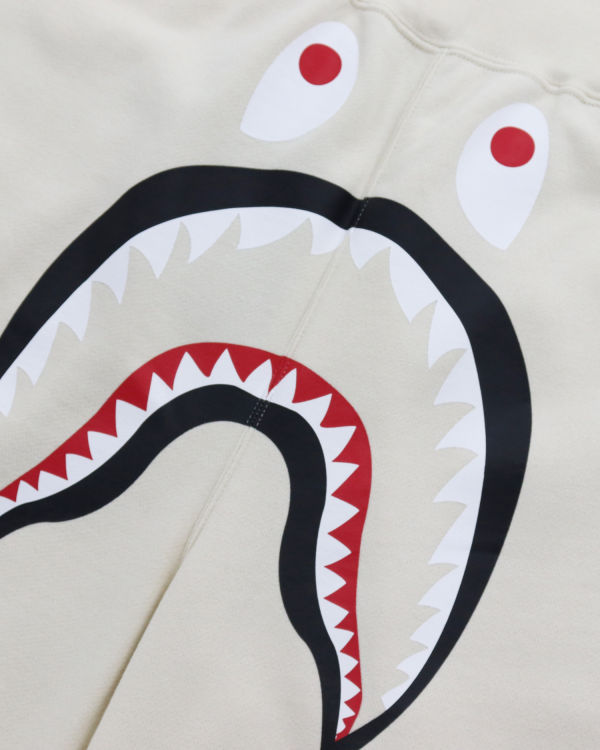 Bape Shark Tepláky Panske Biele | SK-4785