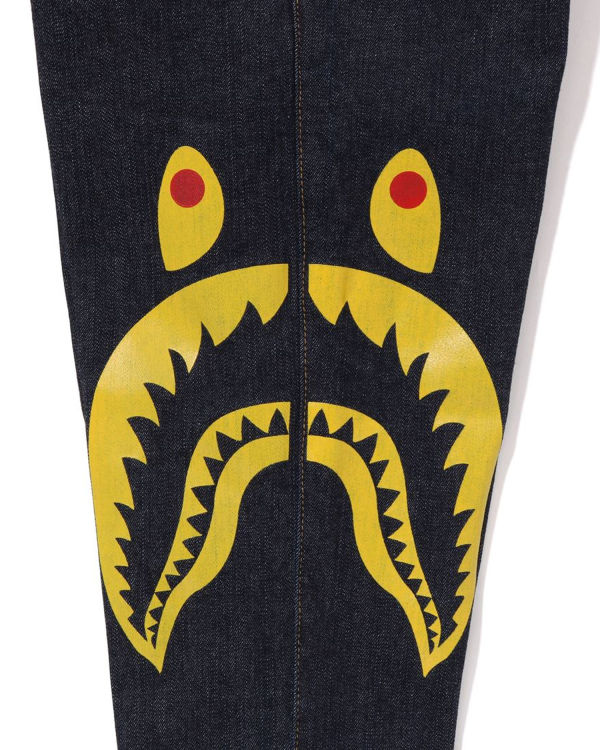 Bape Side Shark Džínsy Detske Modre | SK-2865
